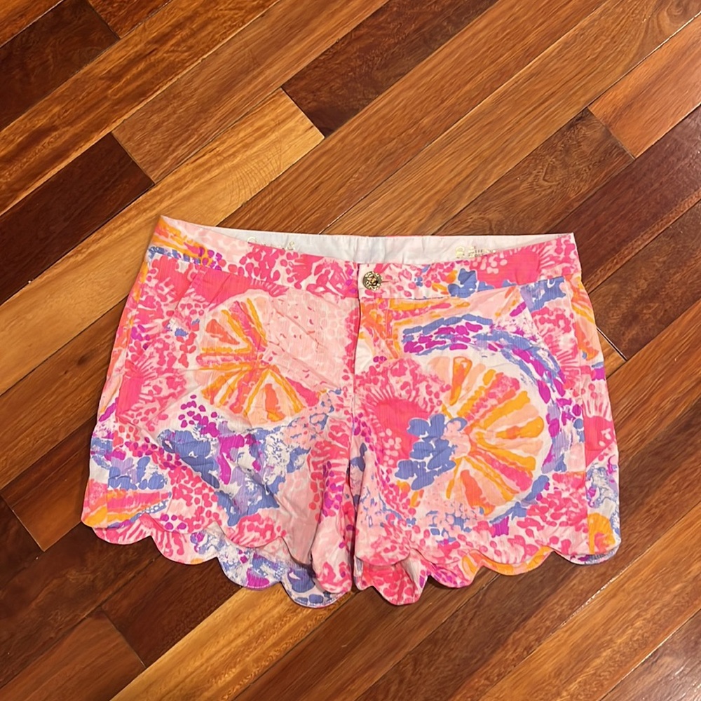Vibrant Pink and Purple Women's Shorts